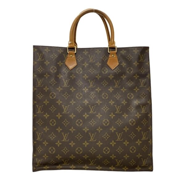Auth LOUIS VUITTON Sac Plat M51140 Monogram - Handbag Monogram Canvas - Picture 3 of 12